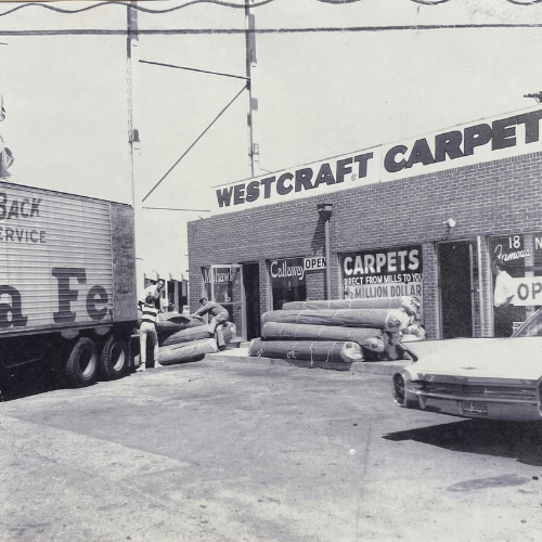 WestCraft Flooring America old photo of storefront